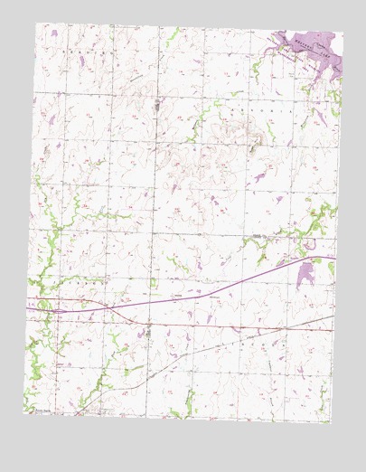 Lebo NW, KS USGS Topographic Map