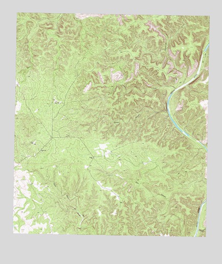 Lechuguilla Creek, TX USGS Topographic Map