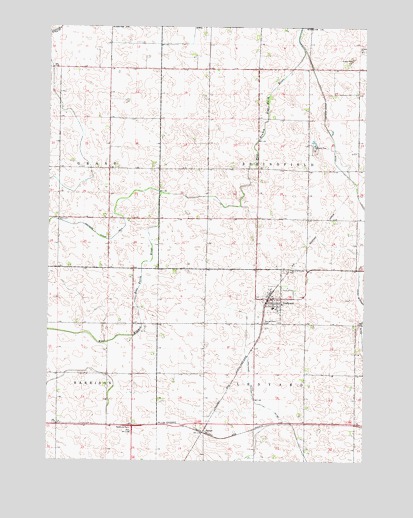 Ledyard, IA USGS Topographic Map