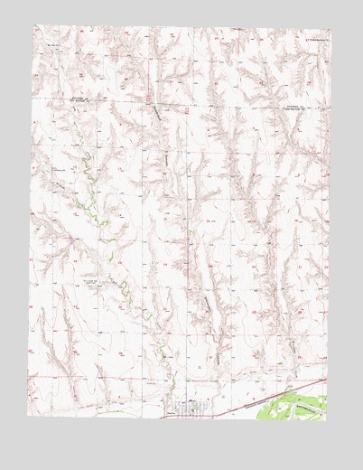 Bartley, NE USGS Topographic Map