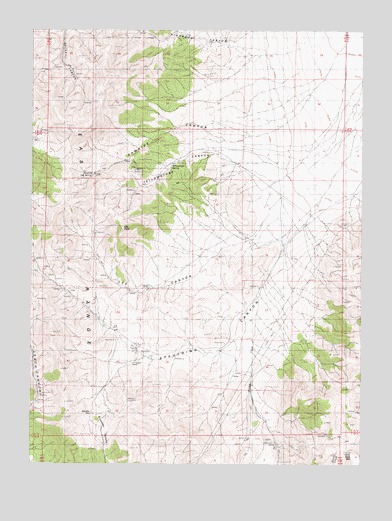 Lee Peak, NV USGS Topographic Map
