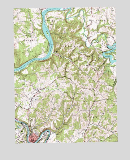 Leechburg, PA USGS Topographic Map
