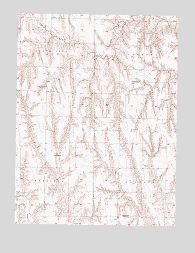 Bartley NW, NE USGS Topographic Map