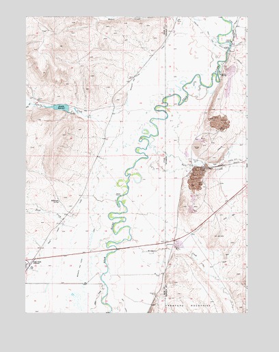 Leefe, WY USGS Topographic Map