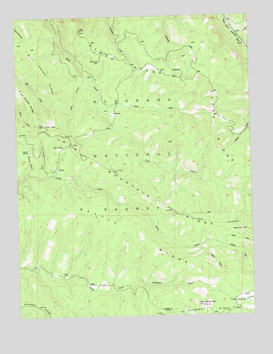 Leek Spring Hill, CA USGS Topographic Map