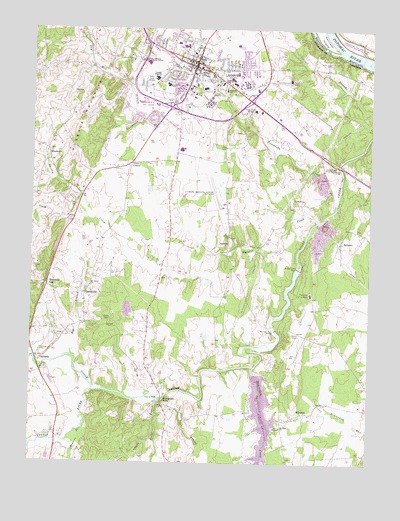 Leesburg, VA USGS Topographic Map