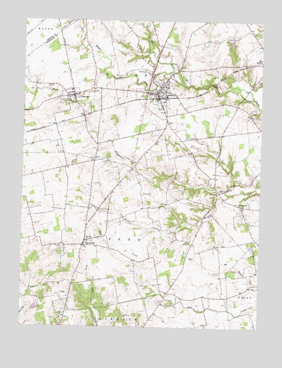 Leesburg, OH USGS Topographic Map