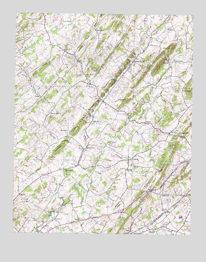 Leesburg, TN USGS Topographic Map