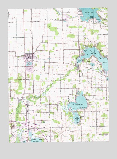 Leesburg, IN USGS Topographic Map
