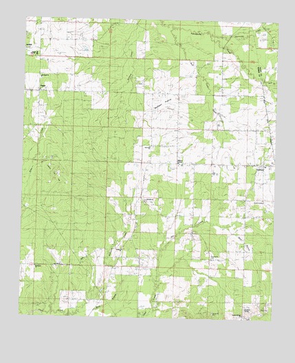 Leesburg, MS USGS Topographic Map