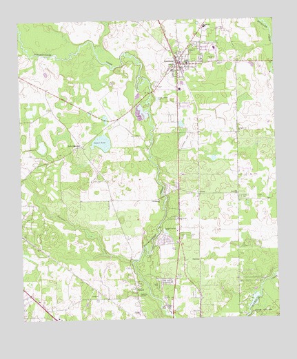 Leesburg, GA USGS Topographic Map