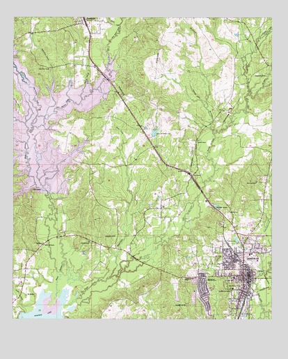 Leesville, LA USGS Topographic Map