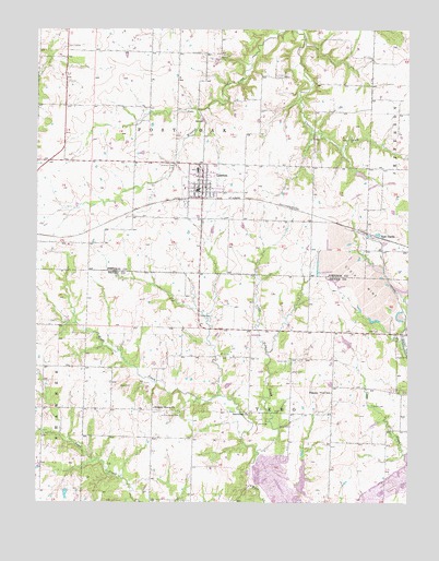 Leeton, MO USGS Topographic Map