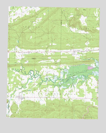 Leflore, OK USGS Topographic Map