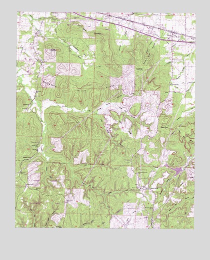 Barton, AL USGS Topographic Map