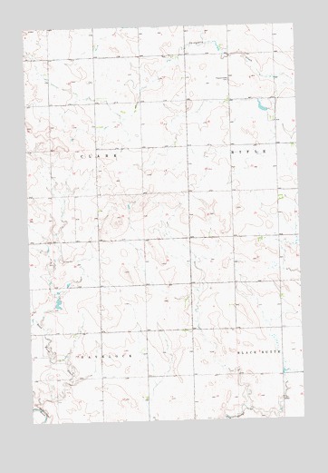 Lefor SW, ND USGS Topographic Map