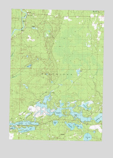 Legend Lake, WI USGS Topographic Map