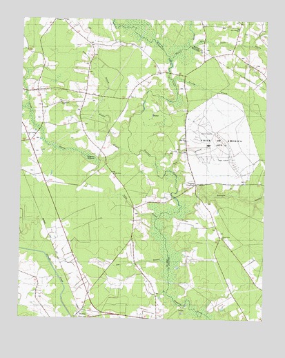 Leggetts Crossroads, NC USGS Topographic Map