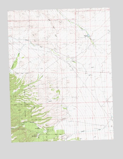 Lehman Caves, NV USGS Topographic Map