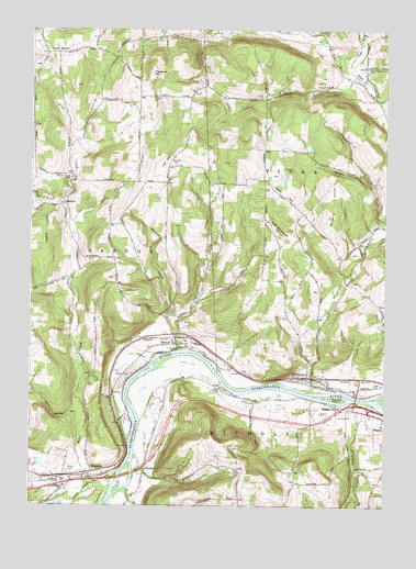 Barton, NY USGS Topographic Map