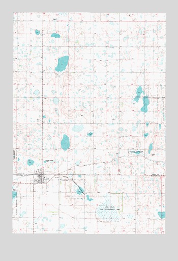 Lehr, ND USGS Topographic Map