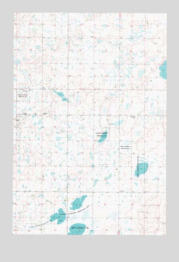 Lehr NW, ND USGS Topographic Map