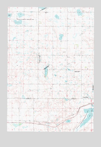 Lehr SW, ND USGS Topographic Map
