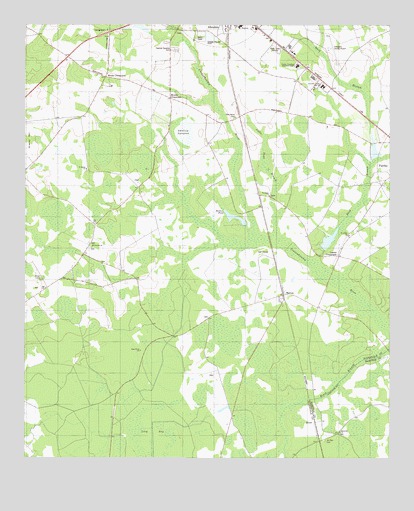 Barton, SC USGS Topographic Map