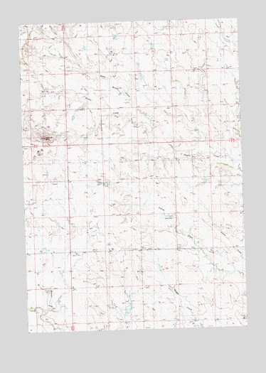 Lemmon Butte, SD USGS Topographic Map