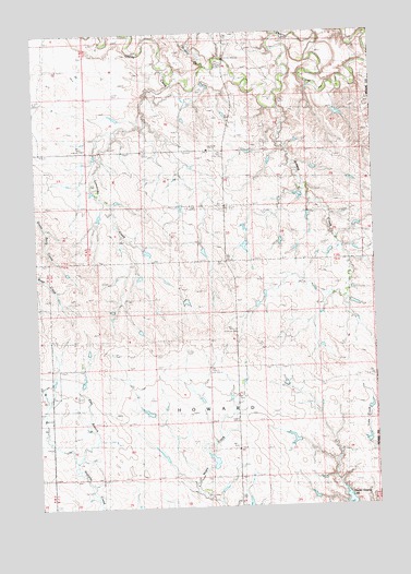Lemmon Creek, SD USGS Topographic Map