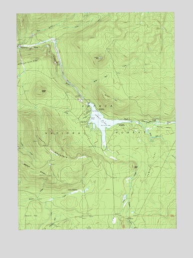 Lemolo Lake, OR USGS Topographic Map