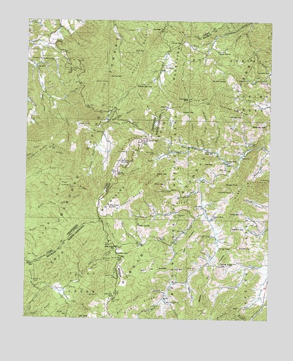 Lemon Gap, NC USGS Topographic Map