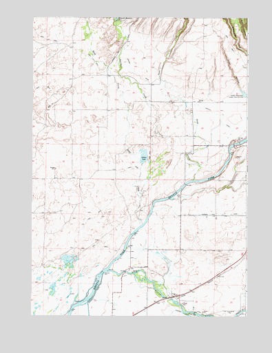 Lemon Lake, ID USGS Topographic Map