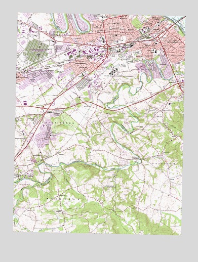 Lemoyne, PA USGS Topographic Map