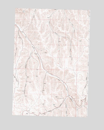 Lena, OR USGS Topographic Map