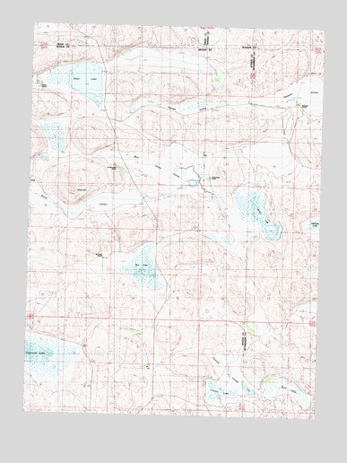 Lena, NE USGS Topographic Map