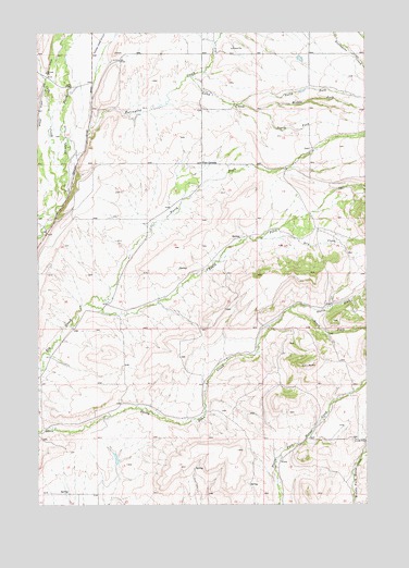 Lena Creek, MT USGS Topographic Map