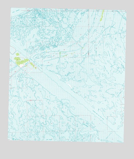 Lena Lagoon, LA USGS Topographic Map
