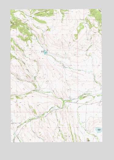 Lennep, MT USGS Topographic Map