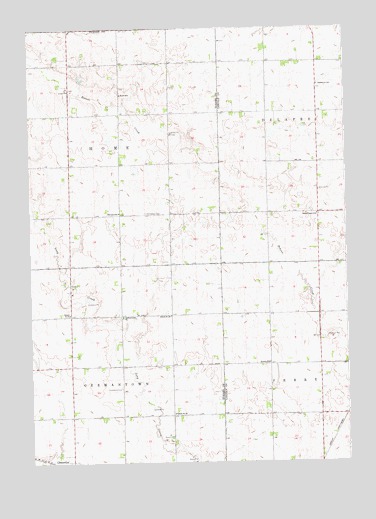 Lennox NW, SD USGS Topographic Map