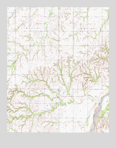 Lenora, OK USGS Topographic Map