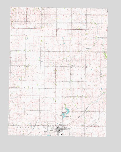 Lenox, IA USGS Topographic Map