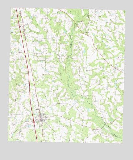 Lenox, GA USGS Topographic Map