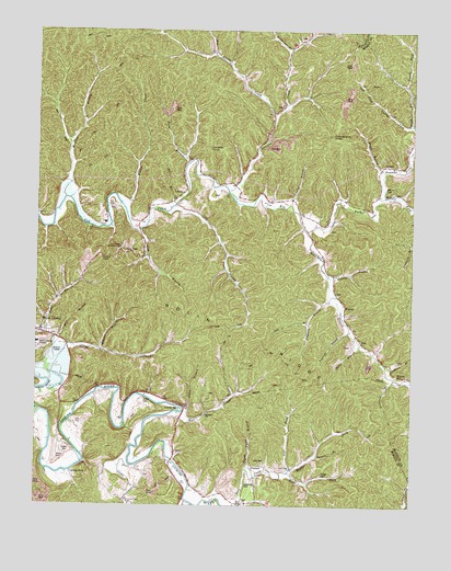 Lenox, KY USGS Topographic Map