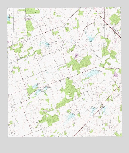 Lenz, TX USGS Topographic Map