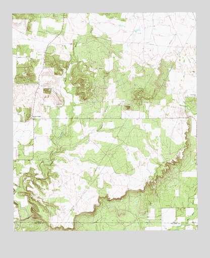 Bartons Chapel, TX USGS Topographic Map