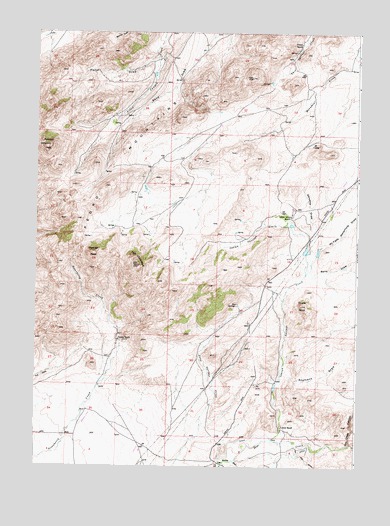 Leo, WY USGS Topographic Map