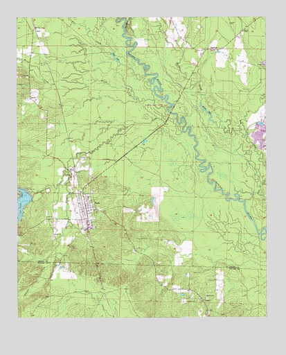 Leola, AR USGS Topographic Map