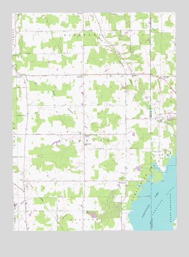 Leon, OH USGS Topographic Map