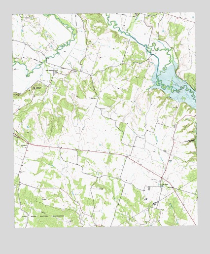 Leon Junction, TX USGS Topographic Map